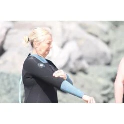 Combinaison Longe Cote Femme Ocean Step Classic Dual Zip Noir / Vert 3mm -CRESS Magasin combinaison longe cote femme ocean step classic dual zip noir vert 3mm 2