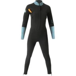 Combinaison Longe Cote Femme Ocean Step Classic Dual Zip Noir / Vert 3mm