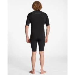 Billabong Shorty Surf Homme Absolute FrontZip Noire 2/2mm 2023 -CRESS Magasin combinaison surf homme absolute backzip noire 32mm 6