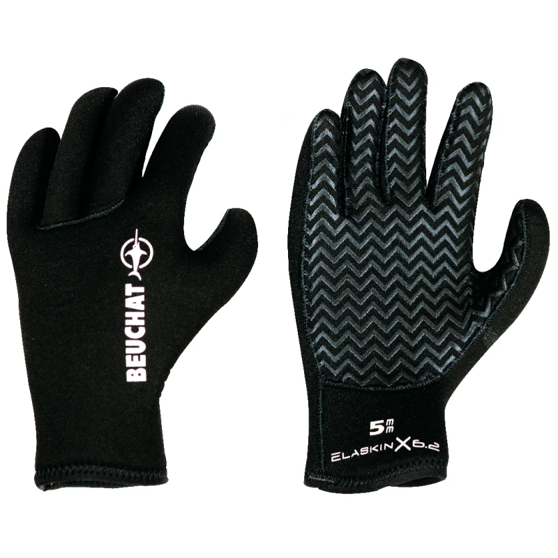 Gants Plongée Noir Beuchat Sirocco Open 5mm 1 Gants Plongée Noir Beuchat Sirocco Open 5mm