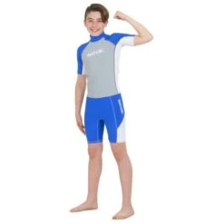 Lycra MC Seac Evo Enfant Bleu -CRESS Magasin lycra mc seac evo enfant bleu 2