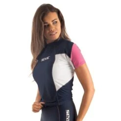 Lycra MC Seac Evo Femme Bleu -CRESS Magasin lycra mc seac evo femme bleu 2