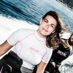 Lycra MC Seac T-Sun Femme Blanc -CRESS Magasin lycra mc seac t sun femme blanc 2