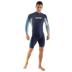 Lycra ML Seac Evo Homme Bleu -CRESS Magasin lycra ml seac evo homme bleu 3