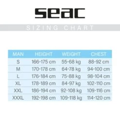 Lycra Néoprène MC Seac Fit Homme Noir 2mm -CRESS Magasin lycra neoprene mc seac fit homme noir 2mm 3