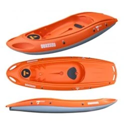 Pack Kayak Rigide Tahe Ouassou Orange 1 Personne -CRESS Magasin pack kayak rigide tahe ouassou orange 1 personne 4