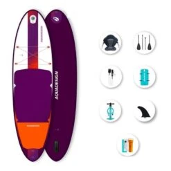 Paddle Gonflable Aquadesign LAVA 9'8'' -CRESS Magasin paddle gonflable aquadesign lava 9 8 6