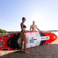 Paddle Gonflable WATTSUP SEAL 12'8'' -CRESS Magasin paddle gonflable wattsup seal 12 8 4