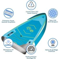 Paddle Gonflable WATTSUP WHALE 14'6" -CRESS Magasin paddle gonflable wattsup whale 14 6 2