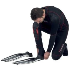 Palmes Chaussantes Seac F-100 Pro Blanche -CRESS Magasin palmes chaussantes seac f 100 pro blanche 4