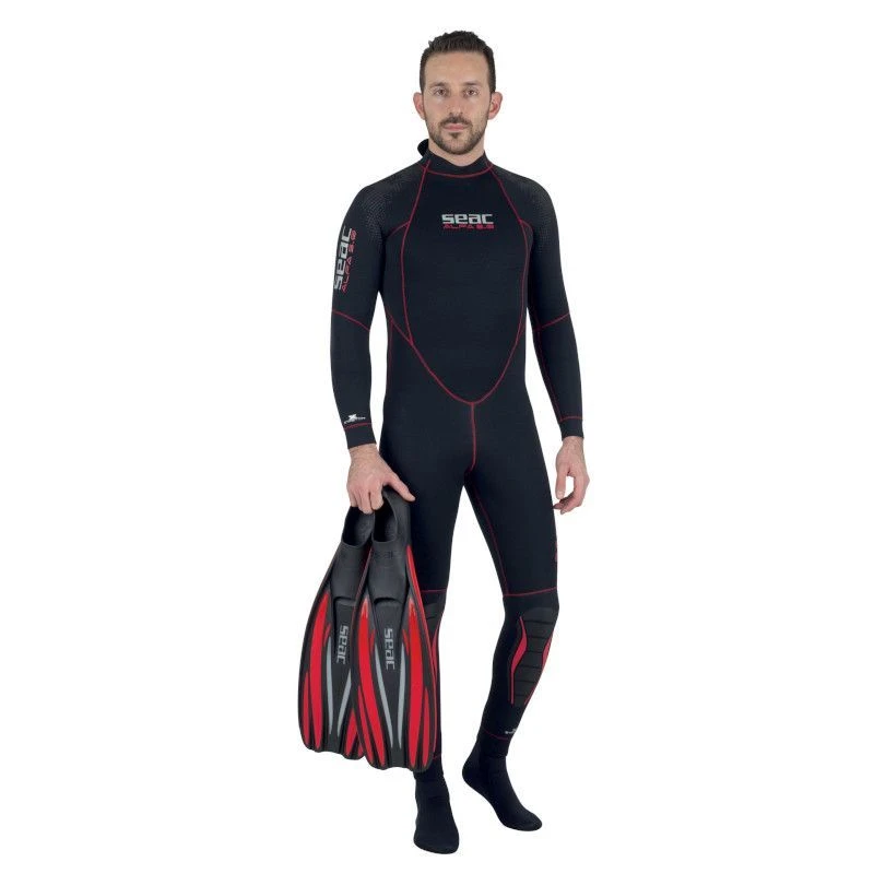 Palmes Chaussantes Seac F-100 Pro Rouge 7 Palmes Chaussantes Seac F-100 Pro Rouge – Image 7