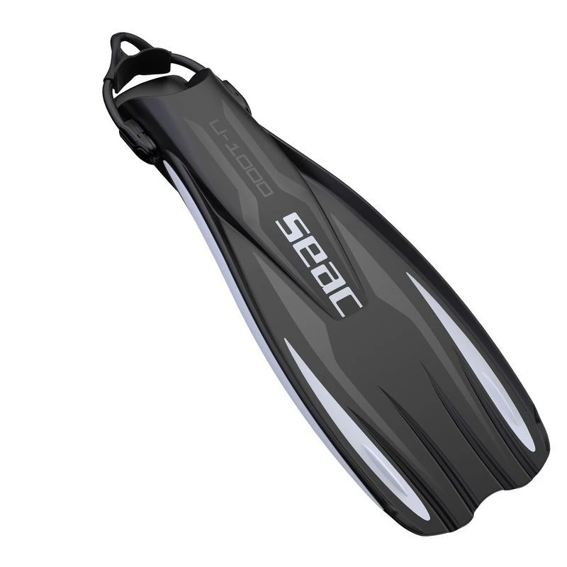 Palmes Plongée Réglable Seac U-1000 Blanche 2 Palmes Plongée Réglable Seac U-1000 Blanche – Image 2