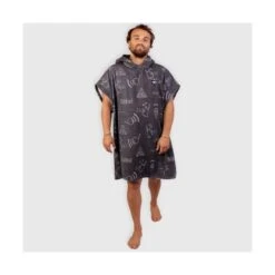 Poncho Mixte Soöruz Picto Microfibre Marron -CRESS Magasin poncho mixte sooeruz picto microfibre marron 2