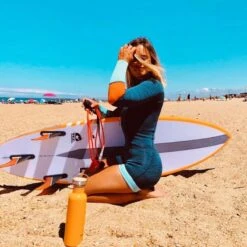 Shorty Femme LS MDNS Naiad Bleu/Orange