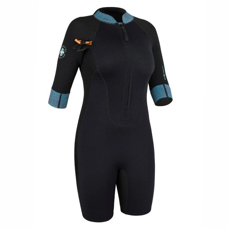 Shorty Longe Cote Femme Ocean Step Classic MC Dual Zip 2mm 2023 1 Shorty Longe Cote Femme Ocean Step Classic MC Dual Zip 2mm 2023